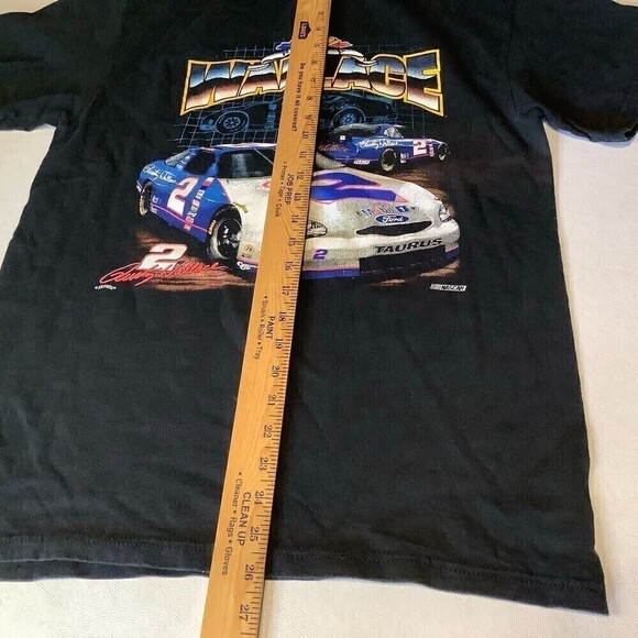 Vintage Chase Authentics Nutmeg Rusty Wallace T-Shirt Size XL Black - Picture 4 of 7